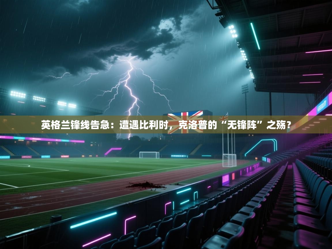 英格兰锋线告急：遭遇比利时，克洛普的“无锋阵”之殇？